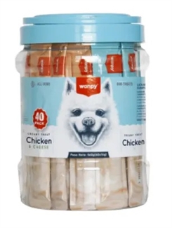  Wanpy Dog 40 Pack Creamy Lickable Treat - Chicken 560g